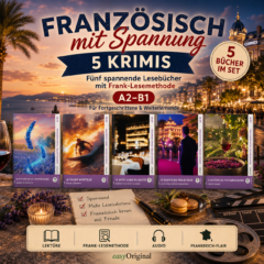 Französisch mit Spannung: 5 moderne Krimis A2-B1