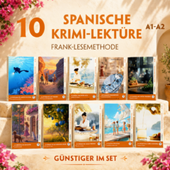 10 Spanische Krimi-Lektüre A1-A2 - Frank-Lesemethode