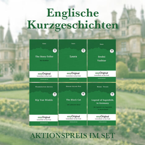 Zweisprachiges buch englisch-deutsch, englische lektüre, englische kurzgeschichten