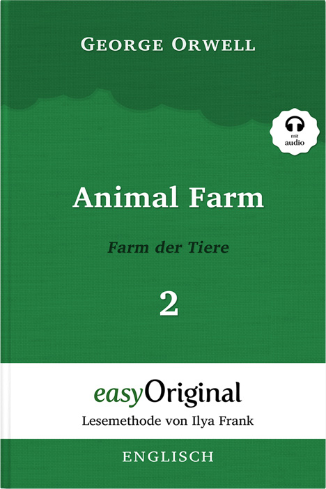 Zweisprachiges buch englisch-deutsch, george orwell, animal farm, farm der tiere